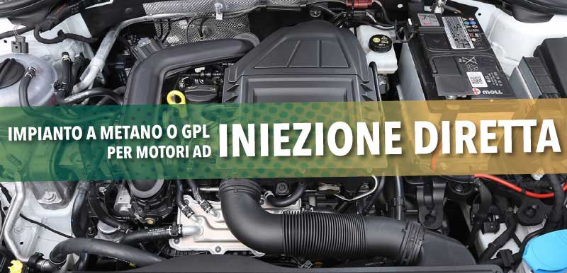 Impianto a metano o gpl per motori ad iniezione diretta (TSI e TFSI) Impianto a metano o gpl per motori ad iniezione diretta (TSI e TFSI)